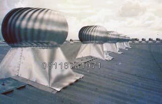 Pemasangan Turboair Turbine Ventilator proyek 93